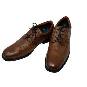Nunn Bush Mens Brown Leather Derby Dress Shoes Size 10